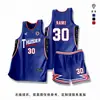 Conjunto de Uniforme de Baloncesto para Estudiantes Universitarios Hombres, Uniformes de Competición y Entrenamiento de Equipo, Playeras de Baloncesto Estilo Americano, Compra Grupal con Impresión de Número