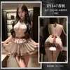 Vestido Sexy de Encaje con Escote en V Profundo Estilo Palacio Feimu, con Cordones, Halter, que Ceñe la Cintura Lencería para Adultos
