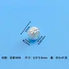 Padrão de Nuvem Auspiciosa Retro Contas Separadas com Furo Grande Contas Separadas Pulseira de Joias de Prata Pura S999 Pulseira de Cristal Acessórios DIY