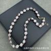 Novo Colar de Pérolas Naturais Barrocas com Lama Exquisito High-end Feito à Mão Pulseira Incrustada Joias de Nicho Personalizadas