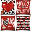 Funda de Almohada Roja para el Día de San Valentín de Amazon, Cojín Decorativo para Sofá con Ambiente de San Valentín, Admite Diseños Personalizados Basados en Tu Propia Imagen