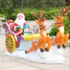 Esculturas Personalizadas de Papai Noel em Fibra de Vidro do Fabricante Original, Decorações de Natal para Shoppings, Enfeites Decorativos de Véspera de Natal