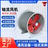 Ventilador de Flujo Axial 220V380V Ventilador Extractor de Humo de Cocina Bajo Ruido Resistente a Altas Temperaturas Ventilador de Flujo Axial Extractor de Humo y Fuego