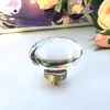 Suministros del Fabricante Manijas de Cristal, Manijas de Huevo de Paloma de Latón para Cajones de Armario, Puertas de Gabinete y Manijas de Puerta de Armario para Habitación Infantil