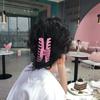 Doce cor fosca apertos maquiagem banho cabelo raspar cartão Net Red grande clipe de cabeça Coreano acessórios de cabelo feminino