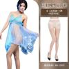 Lingerie Sexy Europeia e Americana, Vestido Chemise de Renda com Recortes Plus Size, Roupa Transparente, Camisola Reveladora de Renda, Atacado Latino