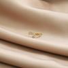 Cross-border europeu e americano avançado senso 26 letras em forma de U diamante nariz unha feminino nicho design senso simples não-perfurante nariz clipe