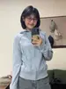 Cardigan con capucha slim-fit H&M Otoño mujer 2026 Primavera/Otoño nuevo estilo chaqueta con capucha adelgazante top corto casual