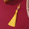 Boting Nudo Chino Broche de Langosta Borla Marcador de Libros DIY Colgante Borla Estilo Antiguo Hanfu Adorno de Cuello Adhesivo Colgante Venta al por Mayor