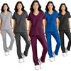 Roupas de Lavar à Mão para Mulheres Elásticas Secagem Rápida Classe Odontológica Oral Verão Finas Roupas de Trabalho para Sala de Operação Escova Roupas de Mão Roupas Cirúrgicas