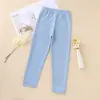 Calça Térmica Infantil para Meninos e Meninas, Fleece Escovado Dupla Face, Calça de Algodão Térmica Outono e Inverno, Calça Térmica de Camada Única