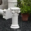 Vaso Romano Estilo Europeu com Pernas Altas para Jardim, Pátio, Varanda, Vila, Vaso de Flores Grande para Jardinagem Externa Tendência