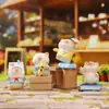 Nuevo Modelo del Lindo Gato de la Serie "Escape de la Escuela" en Caja Sorpresa, Adecuado como Decoración de Escritorio o Regalo de Cumpleaños