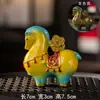Adorno de Mascota de Té Tangma que Cambia de Color, Estilo Chino Atrae Fortuna y Dinero, Accesorio Creativo para Tetera de Ceremonia de Té