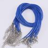 Cadena de suéter coreana de 45 cm, accesorio, cuerda de cera blanca, cadena para el cuello, colgante, cuerda tejida, joyería, collar, cuerda