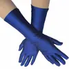Accesorios para Mujer de los Años 1920 Spandex Satén Flocado Guantes de Charol Accesorios de Disfraz para Fiesta de Baile Transfronteriza en Stock