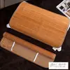 Almohada de estera de bambú carbonizado de verano, funda de almohada de bambú, funda de almohada de estera refrescante para estudiantes, funda de almohada de ratán para una persona, funda de almohada