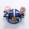 Bonito coelho policial lolita acessórios desenho animado bordado boneca adulta alfinete de cabelo feminino boneca broche