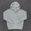 Sudadera con capucha Alcatraz Europea y Americana Transfronteriza Estilo Hip-Hop Street con Estampado de Letras Holgada Casual Chaqueta con Cremallera