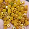 Ábaco de Jade Dragón Amarillo Optimizado Cuentas de Jade Cuentas Sueltas de Jade Hebilla de Topacio Pulsera Collar Joyería Cuentas Espaciadoras Cuentas Hechas a Mano Venta al por Mayor