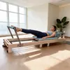 Equipamento Grande de Pilates Cama de Core Dobrável Cama de Yoga de Madeira Estúdio de Yoga Comercial Treinamento Pessoal Cama de Core de Pilates