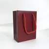 Bolsa sacola simples de joias de fábrica, bolsa de papel para joias, bolsa de presente, bolsa de presente de papel especial em estoque, atacado