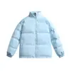 Destaque Outono e Inverno 2024 Novo Preppy Pão Algodão Roupas Clube de Estudantes Universitários Gola Alta Jaqueta de Penas Roupas de Trabalho Customização