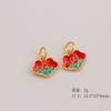 Serie Auspiciosa Ruyi Colgante de Objetos Pequeños Vintage DIY Collar Pulsera Llavero Accesorios de Joyería