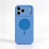 Aplicable para Funda de Teléfono de Silicona Líquida para iPhone 18 Pro Max con Anillo Magnético, Funda Protectora de Cobertura Total con Agujero Preciso para Apple 17