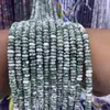 2*4mm Ágata Madera Grano Cuentas Ábaco DIY Hecho a Mano Semiacabados Accesorios Joyería Collar Pulsera Venta al por Mayor Transfronteriza