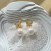 Pinzas para Orejas de Mariposa de Moda Popular Transfronterizas, Dulces Elegantes, Pinzas para Orejas Artísticas, Pendientes Frescos de Nicho Personalizados de Alta Gama