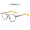 Armazón de gafas para miopía para niños al por mayor, armazón redondo dulce y lindo para mujer, espejo plano, armazón de gafas para protección ocular con luz azul para hombres