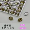 Lote Mixto de Cristales de Imitación Brillantes Grandes de Alta Calidad K9 Forma de Huevo de Paloma Corte Nido de Pájaro Base Puntiaguda Multifactetada para Uñas Artísticas DIY