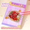 Novos Adesivos de Cena com Tema de Comida Decorações de Miniatura DIY Adesivos de Cena para Diários Criativos Feitos à Mão Livros Silenciosos