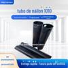 Tubo de nylon MC resistente ao desgaste autolubrificante preto tubo de nylon grafite resistente a altas temperaturas tubo de PA6 mais fibra de vidro
