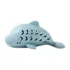 Brinquedo Dispensador de Ração para Gatos Resistente a Mordidas, Brinquedo de Silicone para Pet em Formato de Peixinho Fofo, Brinquedo Auto-Entretenedor para Gatos, Brinquedo para Afiar os Dentes de Gato