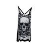 Europeu e Americano Plus Size Desejo Amazon eBay Sexy Slim Estampa Alça Fina Decote V Top Camiseta