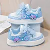 2026 Nuevos Tenis Infantiles Primavera y Verano Malla Casual Versátiles Zapatos Deportivos Niñas Lindos Dibujos Animados Zapatos Blancos