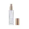 Botella de spray de perfume en forma de diamante 12 ml botella decantadora de perfume botella de vidrio transparente de presión botella de muestra de perfume botella vacía