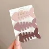 Pinza para el pelo con estampado de leopardo y flores, accesorio para el pelo elegante y exquisito, pinza dulce para flequillo, pinza para el pelo para mechones sueltos, adorno para el pelo elegante y exquisito