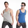 Chaleco modal de verano para hombre talla grande elástico chaleco juvenil camiseta sin mangas deportiva fitness camiseta interior venta al por mayor