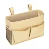 Bolsa de Almacenamiento para Mesita de Noche Más Vendida Almacenamiento para Dormitorio Estudiante Universitario Cama Teléfono Móvil Libro Bolsa Colgante Cesta Colgante de Tela para Dormitorio