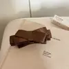 Pinza de Plátano con Lazo Lindo de Doble Capa Coreana Pinza para el Cabello Sensación de Alta Gama Parte Trasera de la Cabeza Coleta Pinza Vertical Pinza para Semirecogido Accesorios para el Cabello