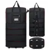 Maleta de Equipaje Universal Plegable con Ruedas Expansible 158 Maleta de Facturación para Aerolínea Capacidad Extra Grande Bolsa para Estudiar en el Extranjero Mudanzas Viajes