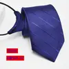 Corbata de cremallera casual fácil de poner para hombre, estilo coreano nuevo, ropa formal profesional, corbata perezosa conveniente, al por mayor en stock