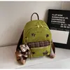 Mochila Retro Esmerilada para Mujer 2025 Nueva Moda Otoño e Invierno Versátil Bolso Escolar Estilo Extranjero Mochila de Viaje