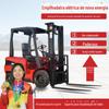 Nova energia pequena empilhadeira elétrica de 2 toneladas empilhadeira hidráulica de 1,5 toneladas empilhadeira de 3 toneladas
