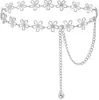 Joyería transfronteriza europea y americana, cadena de cintura hueca floral vintage para mujer, cadena corporal para chicas sexys, accesorio de cadena para vestidos y cintura