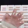 [Nude] Unhas Usáveis Cat-Eye na Ponta dos Dedos na Cor Nude, Nova Manicure, Design de Luxo Acessível, Clareamento (Nenhuma caixa)