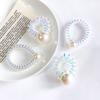 Celebridad de Internet coreana, sirena Ji, línea telefónica, anillo para el cabello, chica sencilla, láser, sin dejar rastro, banda de goma para el cabello, cuerda para la cabeza